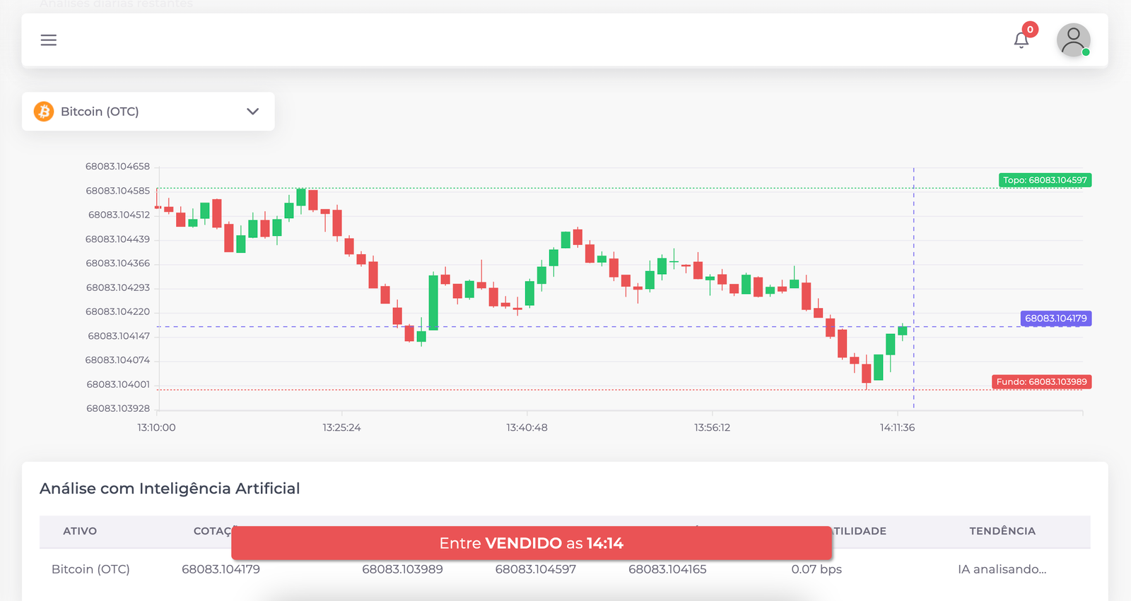 AlphaTrade - Análise com IA